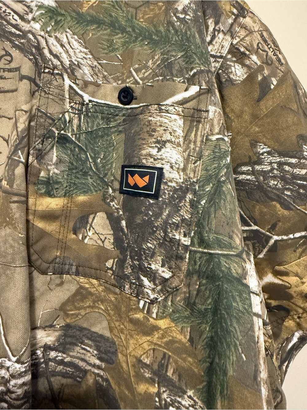 Walls Realtree xtra camo shorts sleeve bottom front shirt hunting men’s 3XL - Picture 2 of 15